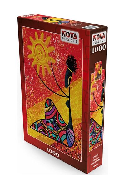 Nova Puzzle 1000 Pieces Sun And African Woman - 41059