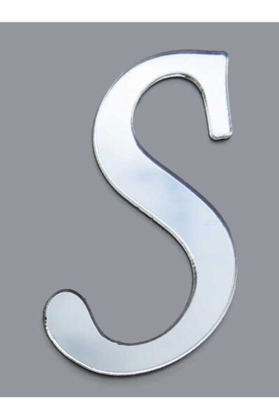 TATLI GÜNLER Pleksi Harf Gümüş Renk S Harfi