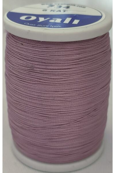 ATMACA TUHAFİYE Brodat manual cu etamină cu punct în cruce din mătase artificială cu 6 straturi Culoare ață nr: 734