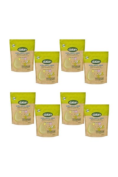Dalan Granulated Soap Powder 1 kg with Olive Oil for Babies Set of 8