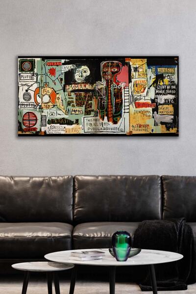 Blok Design - "noter" Dekoratif Kanvas Duvar Tablosu 120x60cm