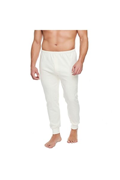 bejamonti Ανδρικά εσώρουχα 0113 Winter Long Bottom Interlock - Cream