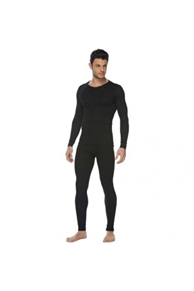 bejamonti Ανδρικό Μαύρο Θερμικό Σετ - Κάτω και Επάνω Σετ