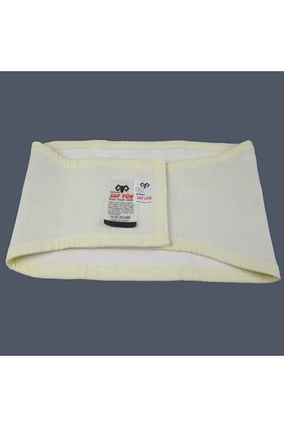 Momslab Ορθοπεδικός κορσές Velcro από καθαρό μαλλί 100% Angora