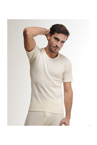 jilly jo Cremă pentru bărbați are lenjerie de corp cu mânecă scurtă