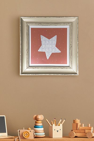 ÖZCANLAR ÇERÇEVE Комплект картини за бебешка и детска стая в рамка, рожден ден на момиче и момче