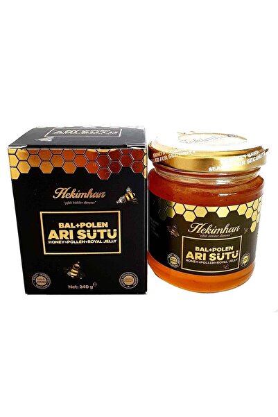 hekimhan bitkisel Bal Polen Arı Sütü Macunu 240 gr 12 Adet