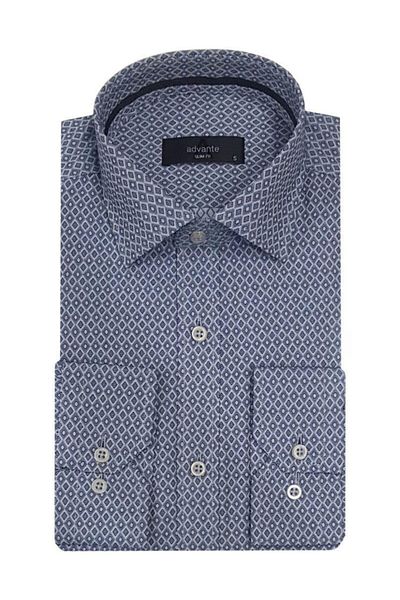 ADVANTE Cămașă pentru bărbați din satin de bumbac slim fit