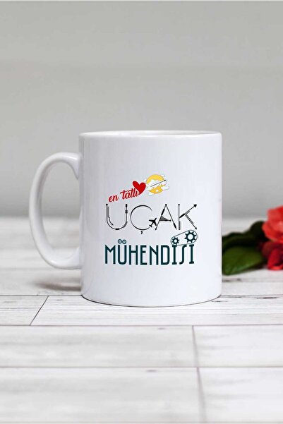 Hedizu كوب مهندس الطائرات الأكثر حلاوة باللون الأبيض