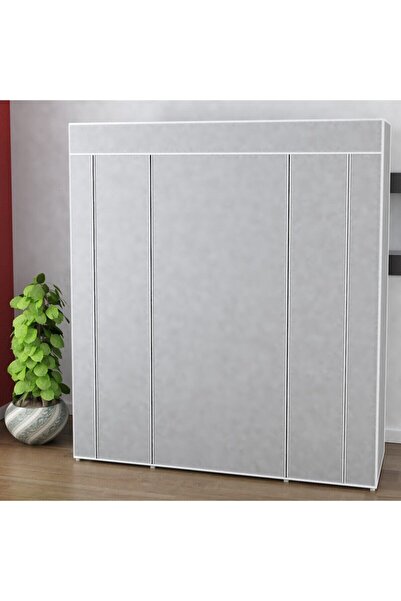 Genel Markalar Pvc Profil Kalın Bez Dolap Gri