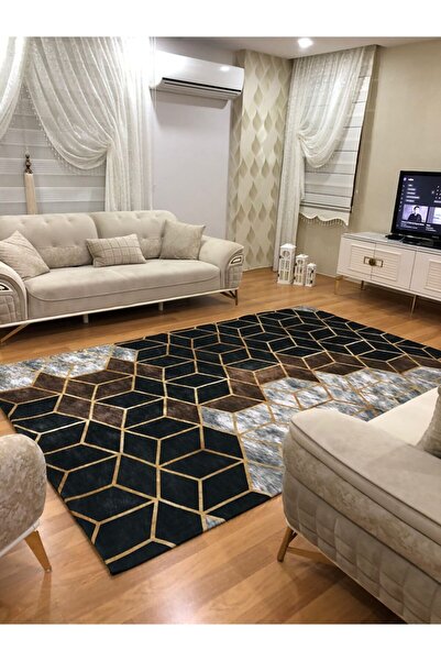 zirvetedarik Kadife Kumaş Lastikli Halı Örtüsü