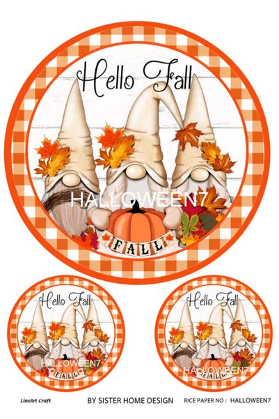 LİNEART Pirinç Dekopaj Hallowen Seri -7