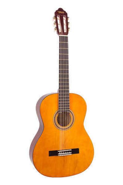 VALENCIA Vc104t, Klasik Gitar 4/4 Naturel Sap Çelikli