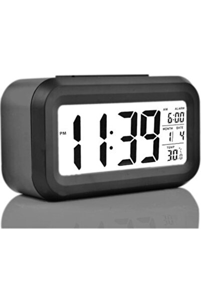 Vipfırsat Işık Sensörlü Termometreli Dijital Masa Saati