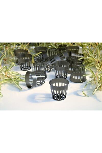 Doğalsan Tarım File Üretim Saksısı 5.5x5 Cm 5 Adet Topraksız Tarım Saksısı De...