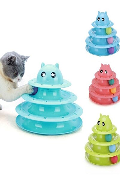 Genel Markalar Yeni Dr 3 Katlı Kedi Oyuncağı Kedi Başlıklı. Kampanyalı