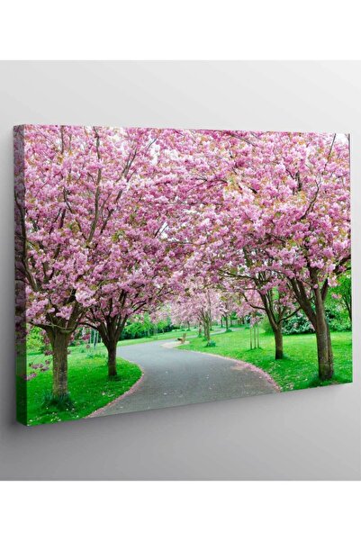 StellaStore Japonya'da Sakura Kasaba Kanvas Tablo