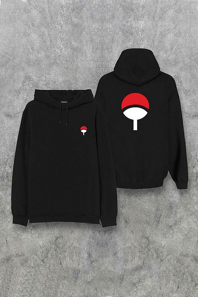 HobyUsa Hanorac cu hanorac cu design special Uchiha Clan
