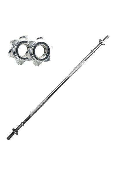 Buffer Düz Bar 120 Cm Krom Halter Ağırlık Barı