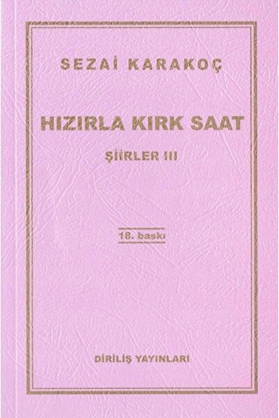 Diriliş Yayınları Hızırla Kırk Saat Şiirler 3