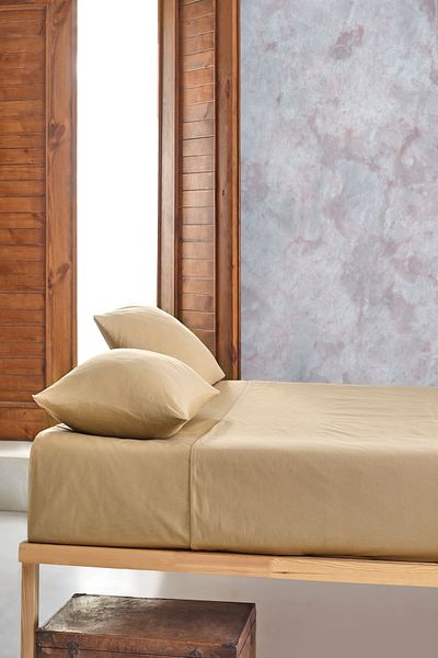 Colorpool Σετ Παπλωματοθήκη Geological Time Beige Color Διπλό