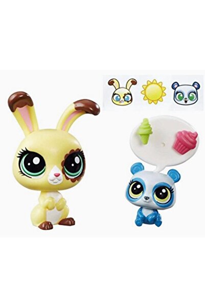 Littlest Pet Shop Miniş ve Yavrusu Buttercream Sunday su Zhen Minişler Pet Shop Orijinal Minişler Lps