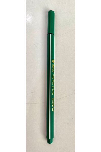 Masis Dark Green Felt Nib Pen - S6504/18 Trio Pen, 1 Pack=10 Pieces