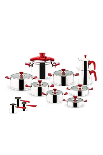 Aryıldız 22 Parça Piramid Red Cam Ideal Set