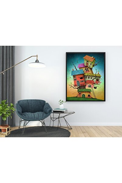 Nova Puzzle Nova 1000 Parça Soy Ağacı/fantastik Evler Puzzle - Annnmei