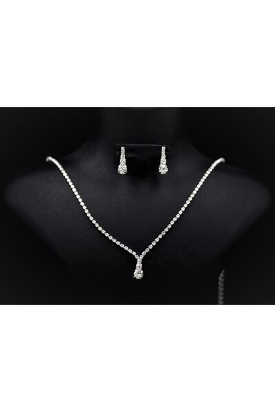 Jado Consept Su Yolu Kolye Küpe