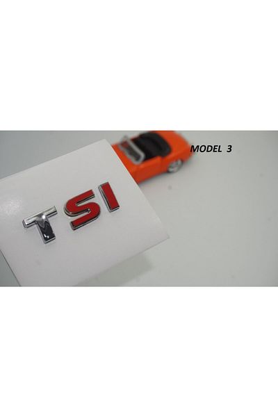 Volkswagen Tsi Baggage Chrome Abs 3m 3d Logo Emblem