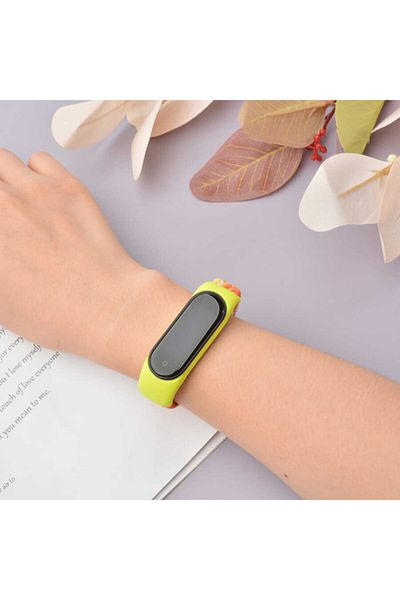 Fibaks Xiaomi Mi Band 3 4 5 6 7 سوار معصم بحزام من القش