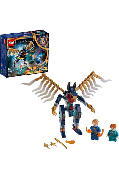 LEGO Marvel Eternals Air Strike - Super Hero Toy Set for Kids (133 Pieces)