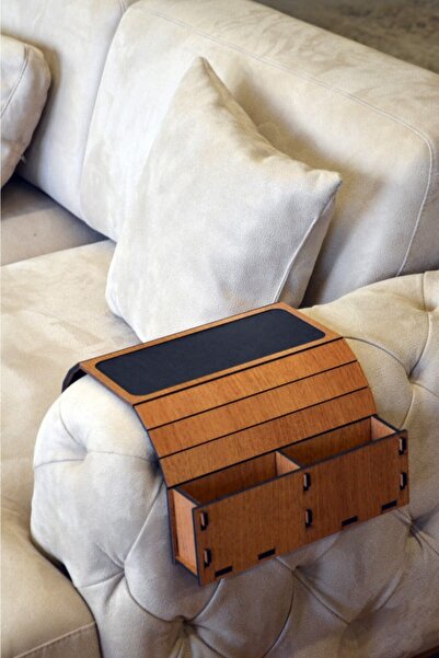 ARKITEKT EX MDF Kolçak Sehpası Kumandalık Organizer – Telefon ve Kumanda Tutu...