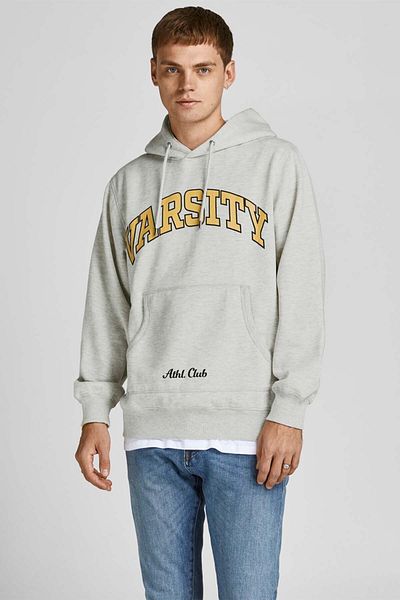 Jack & Jones Jack&jones Men's Sweatshirt Jorvarsıty Sweat Hood - 12207368