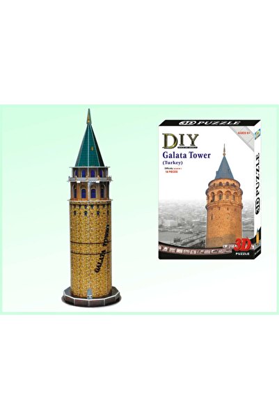 prolysus 3d Puzzle 3 Boyutlu Maket Galata Tower Galata Kulesi