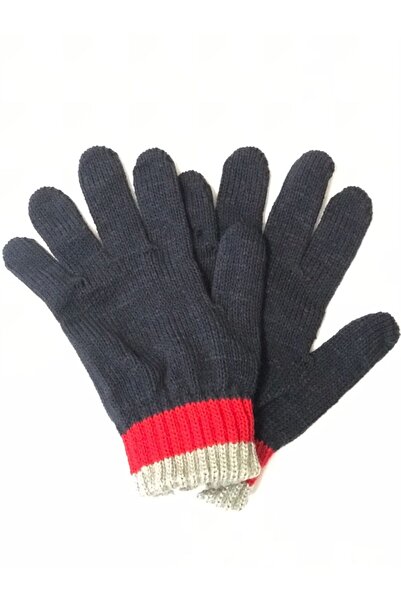 eleven market قفازات للأولاد باللون الأزرق الداكن 8-12 سنة