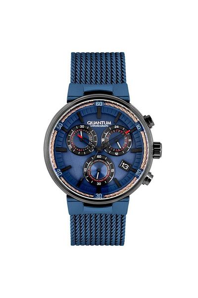Quantum Pwg852.090 Men's Navy Blue Wristwatch