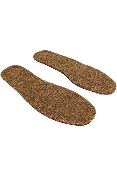 Foottab Comfort Keçe Ayakkabı Tabanlık Kahve Ortopedik Tabanlık Poli Üzeri Sa...