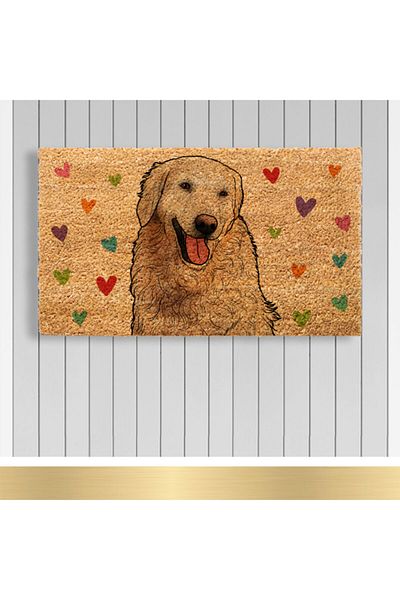 Paspashello , Design Koko Door Mat / PVC Base / Model; Sweet Golden