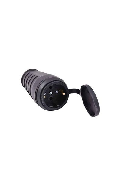 Çetsan مقبس محمول 1x16 مطاط مع غطاء