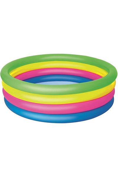 BESTWAY 51117 Colorful Four Ring Inflatable Pool - 157x46 cm