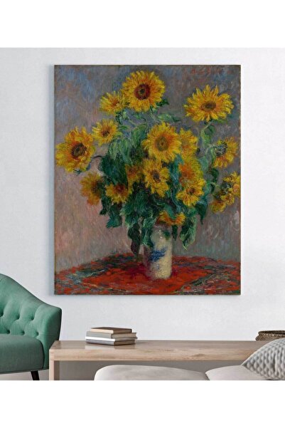 StellaStore Claude Monet Ayçiçekleri Kanvas Tablo