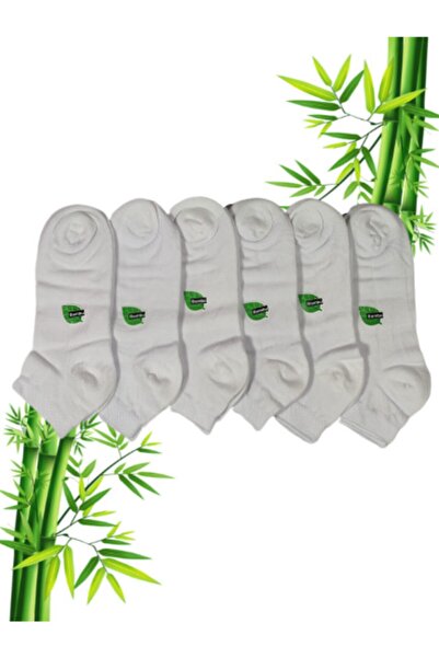 AXE SPORTSWEAR Ciorapi pentru bărbați, cu toc alb, întăriți, fără sudură, 6 piese, din bambus, Pkr109436