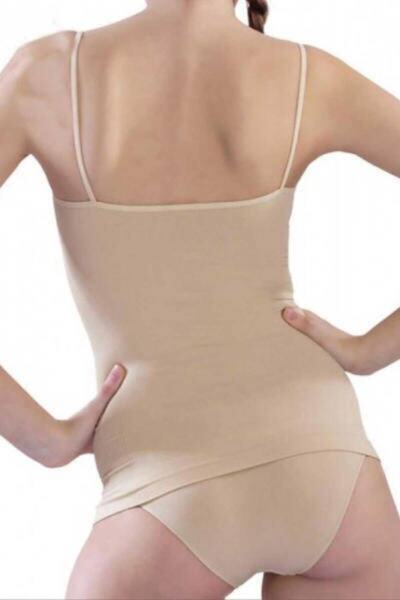 Bestin Γυναικείο χρώμα δέρματος Λεπτό λουράκι κορσάζ χωρίς ραφή χωρίς ίχνη