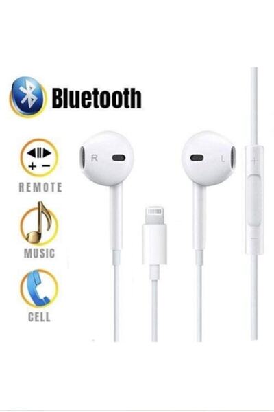 Genel Markalar Iphone 7 8 Plus X Xr Xs Max 11 Uyumlu Lightning Earphone Bluetooth Kulaklık ip