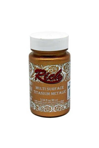 Rich Multisurface Titanium Metallic Akrilik Boya 2532 Bronz 90 Cc