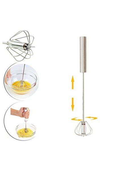 Jetcom Bas Çek Mikser Karıştırıcı Çelik Basmalı Otomatik Çırpıcı