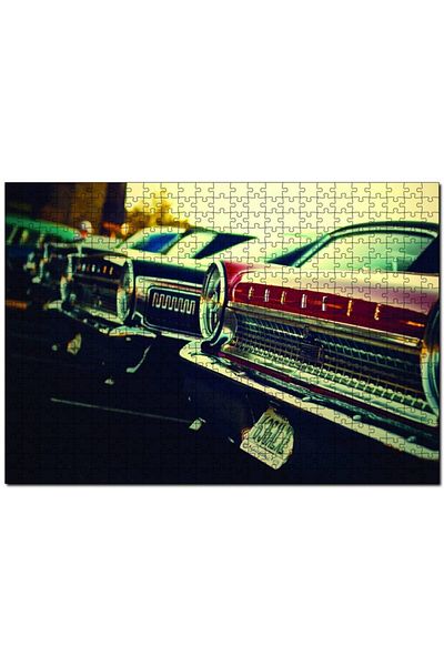 Cakapuzzle Classic Cars 120 Piece Puzzle Jigsaw Puzzle Mdf (wood)