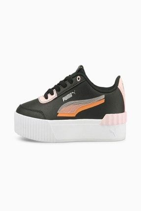 carina leather sneaker lift puma white pink